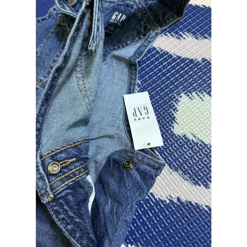 100% Cotton! 🌎 Baby Gap Denim Overalls Sz. 3yrs. by Loving Kindness Everyday - Picture 10 of 13